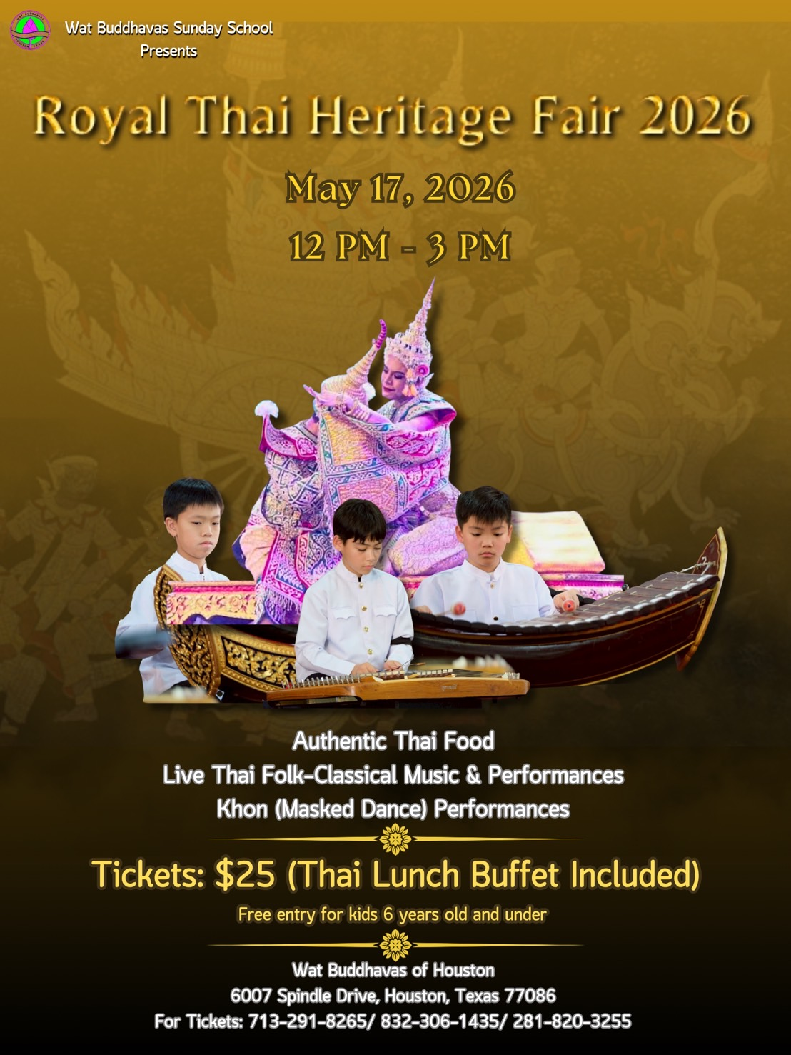 Royal Thai Heritage Fair 2026 – May 17, 12pm – 3pm